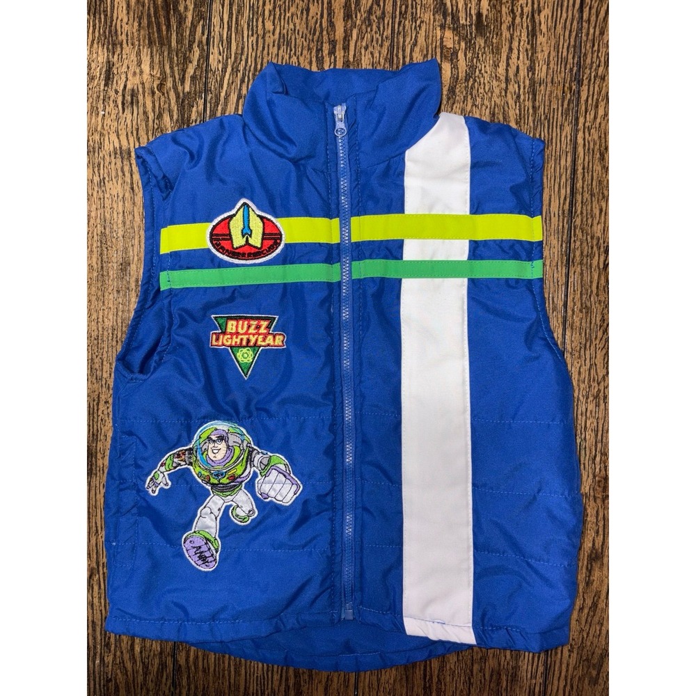 Vintage Disney Toy Story buzz embroidered vest 4t